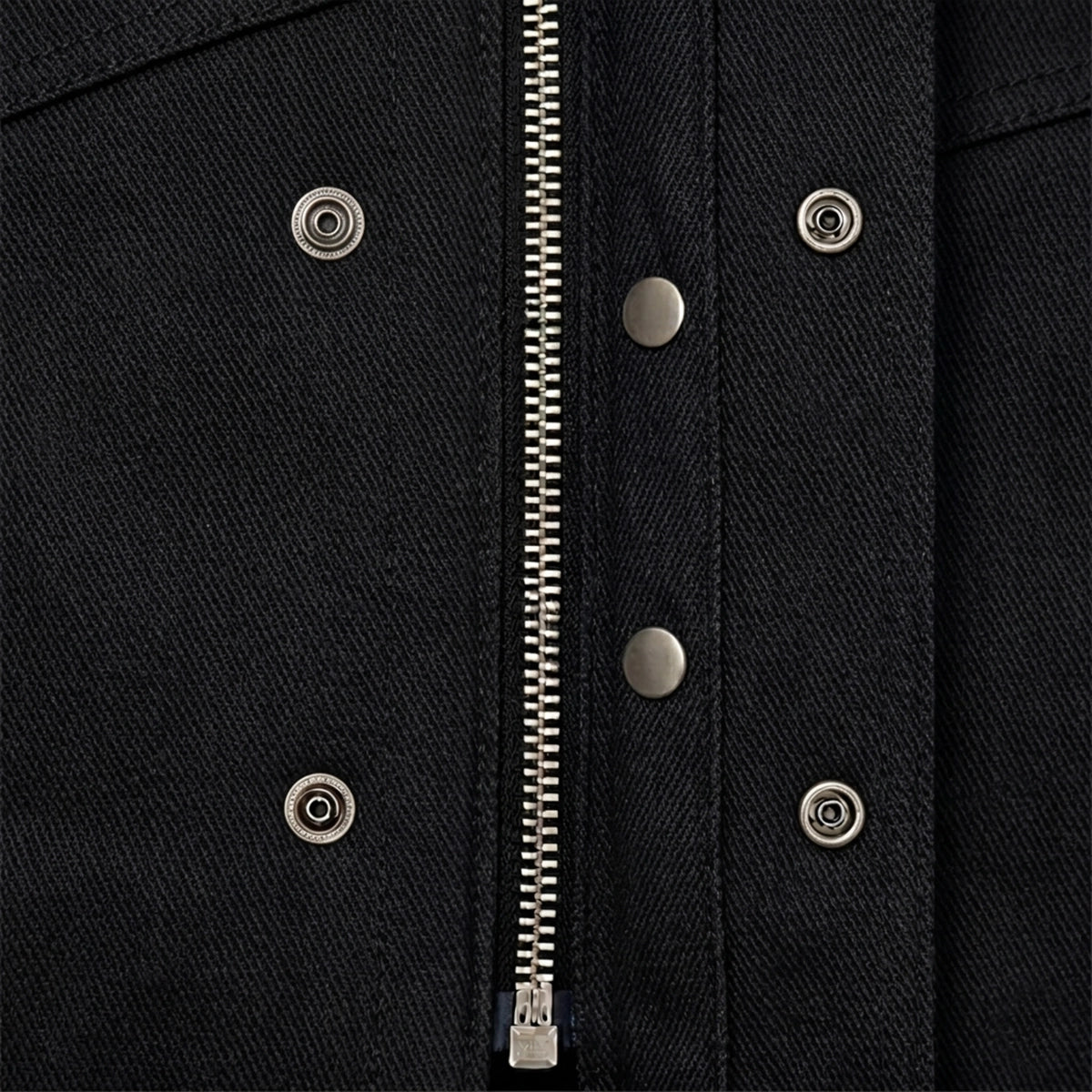 Nightrider - Men's Club Style Denim/Leather Motorcycle Vest