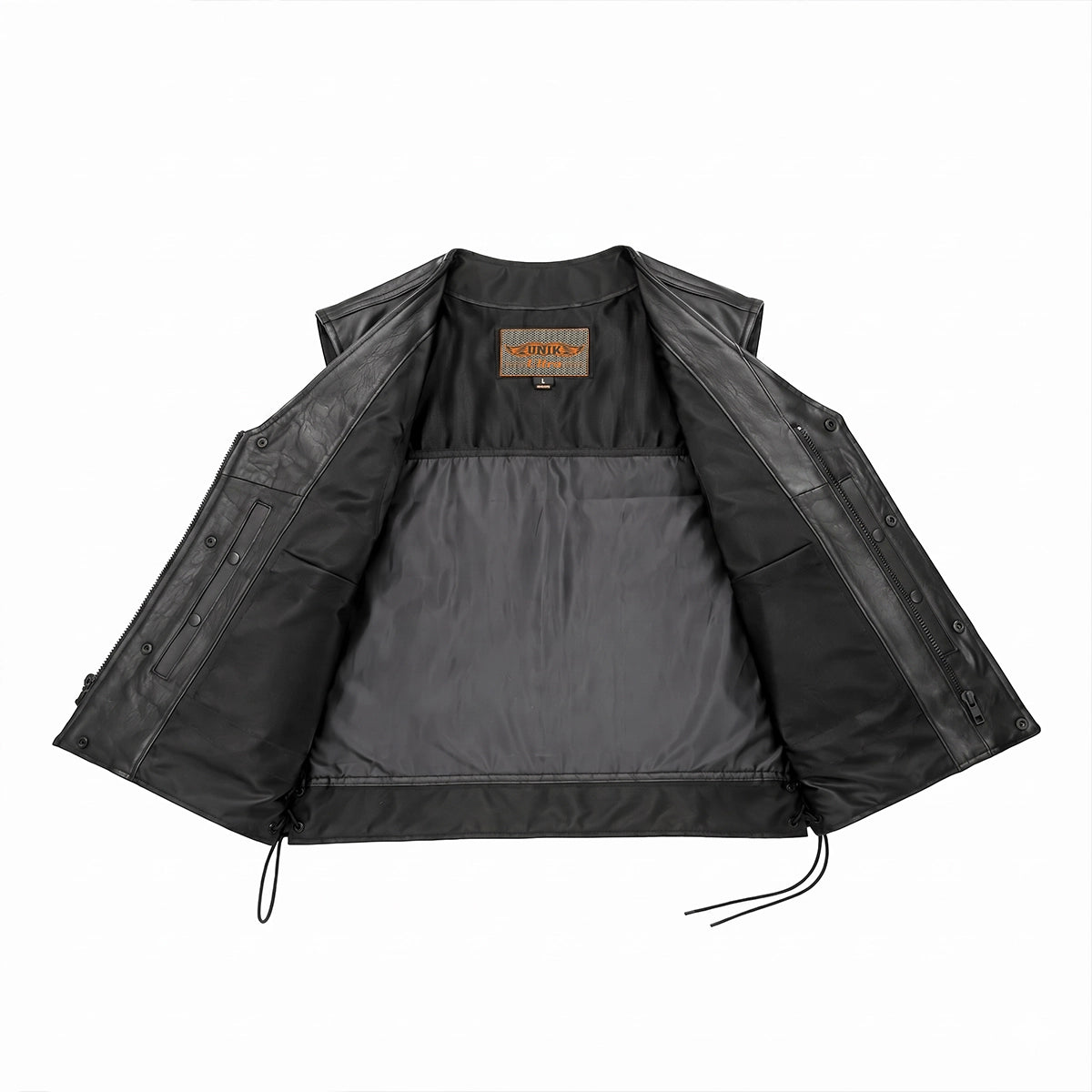 Rifleman - Men's Premium Leather Motorcycle Vest