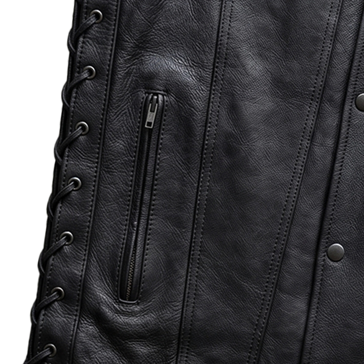 Rifleman - Men's Premium Leather Motorcycle Vest