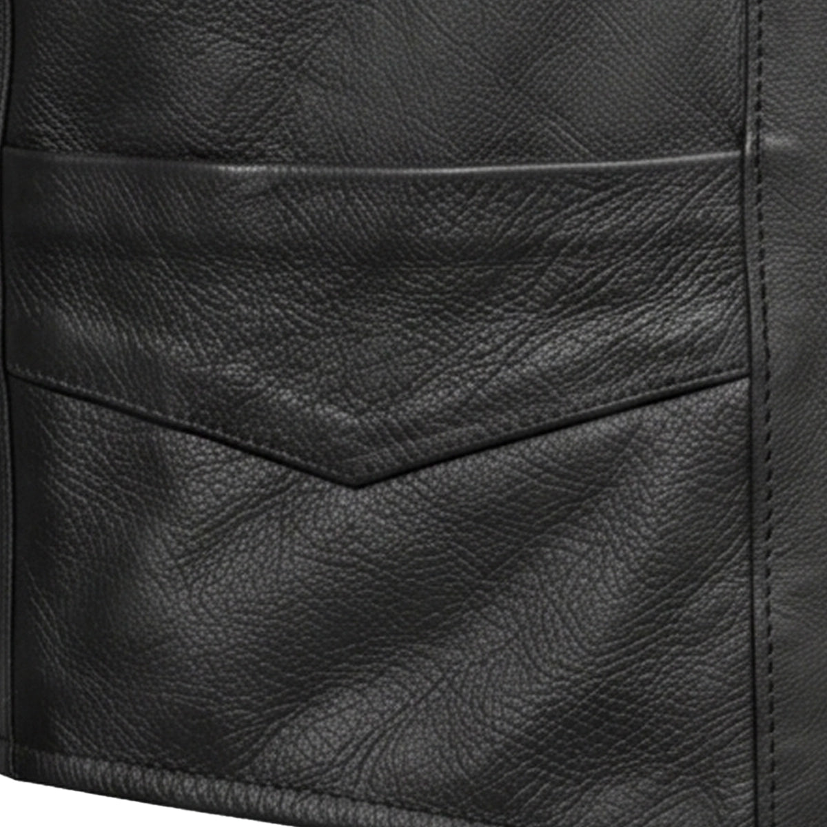 Ruidoso - Men's Premium Leather Motorcycle Vest