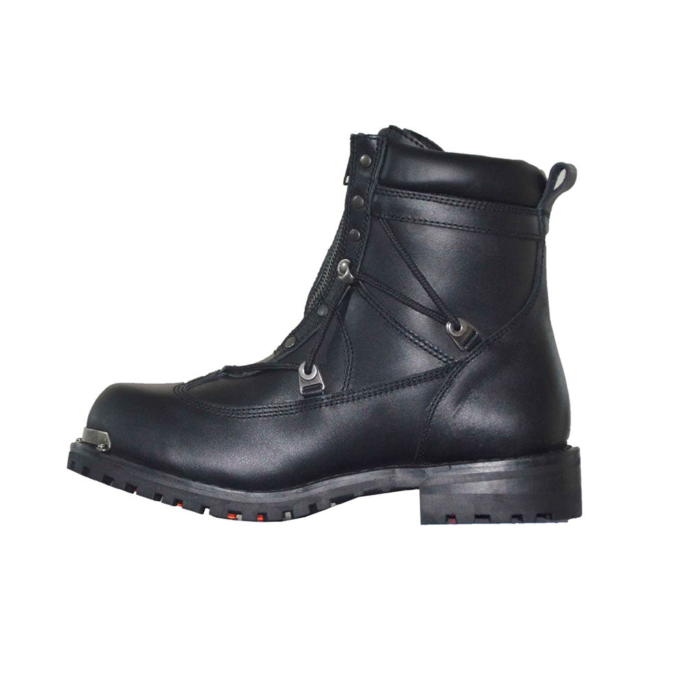 These motorcycle leather boots are crafted for the discerning rider who demands both style and functionality. Built to withstand the rigors of the open road while providing unparalleled comfort, they are a testament to quality craftsmanship and modern design.