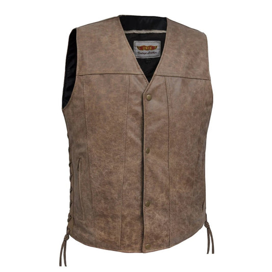 Arizona - Mens Premium Leather Vest