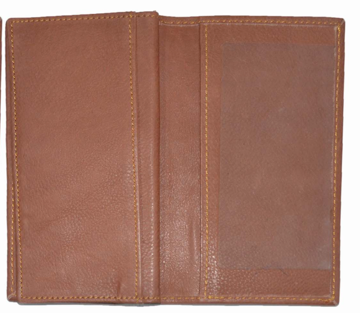 light brown color leather wallet