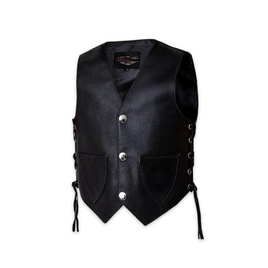 AI-Enhanced v1 — 1016.SL - Toddlers Motorcycle Biker Leather Vest – Little Riders