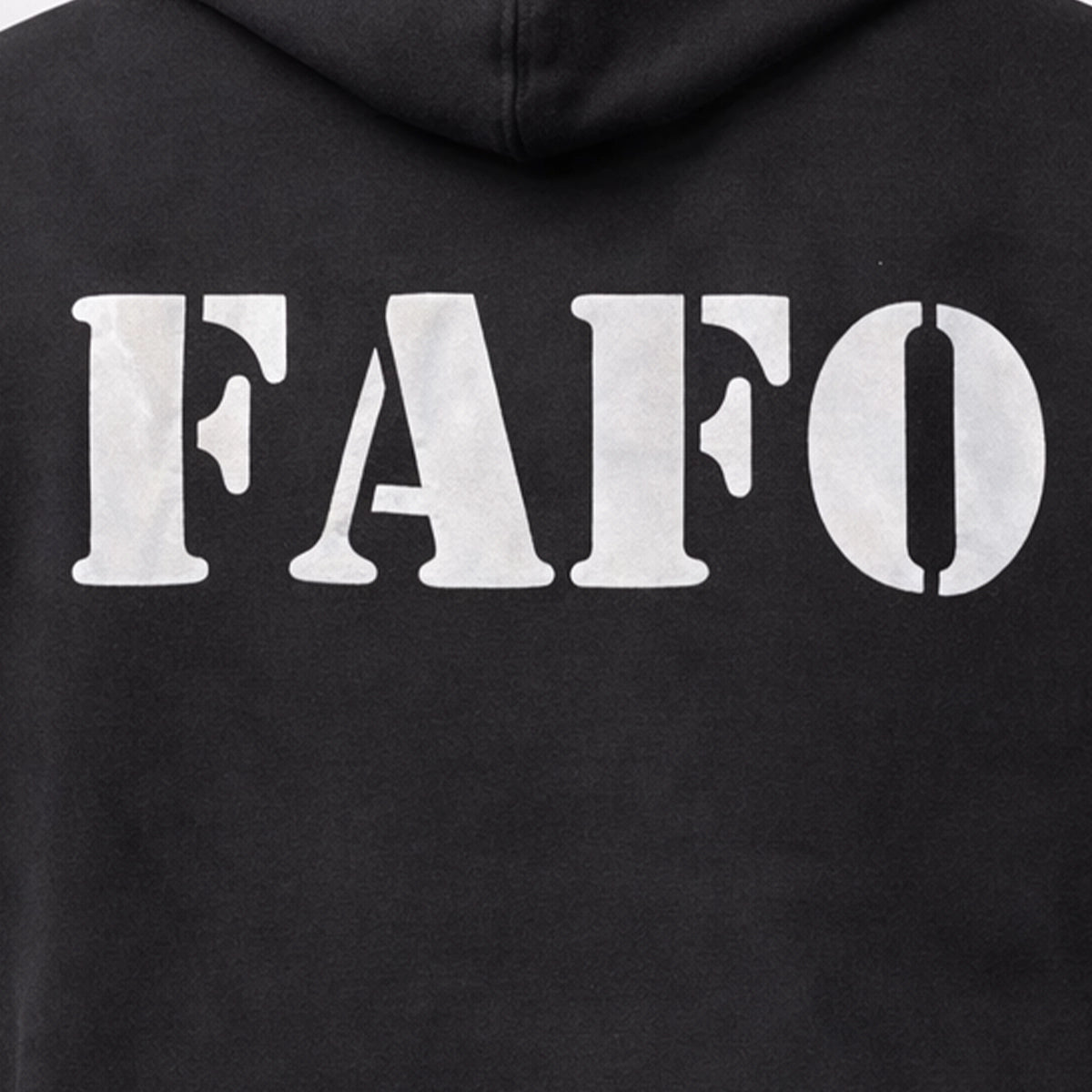 FAFO Men’s Motorcycle Hoodie – Reflective Urban Streetwear for Riders