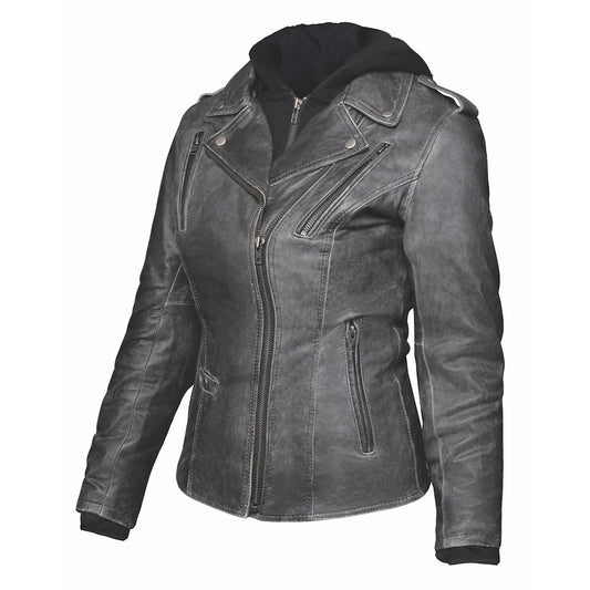 Stella - Ladies 3-in-1 Leather Jacket