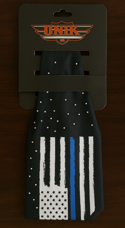 headband with black and white design