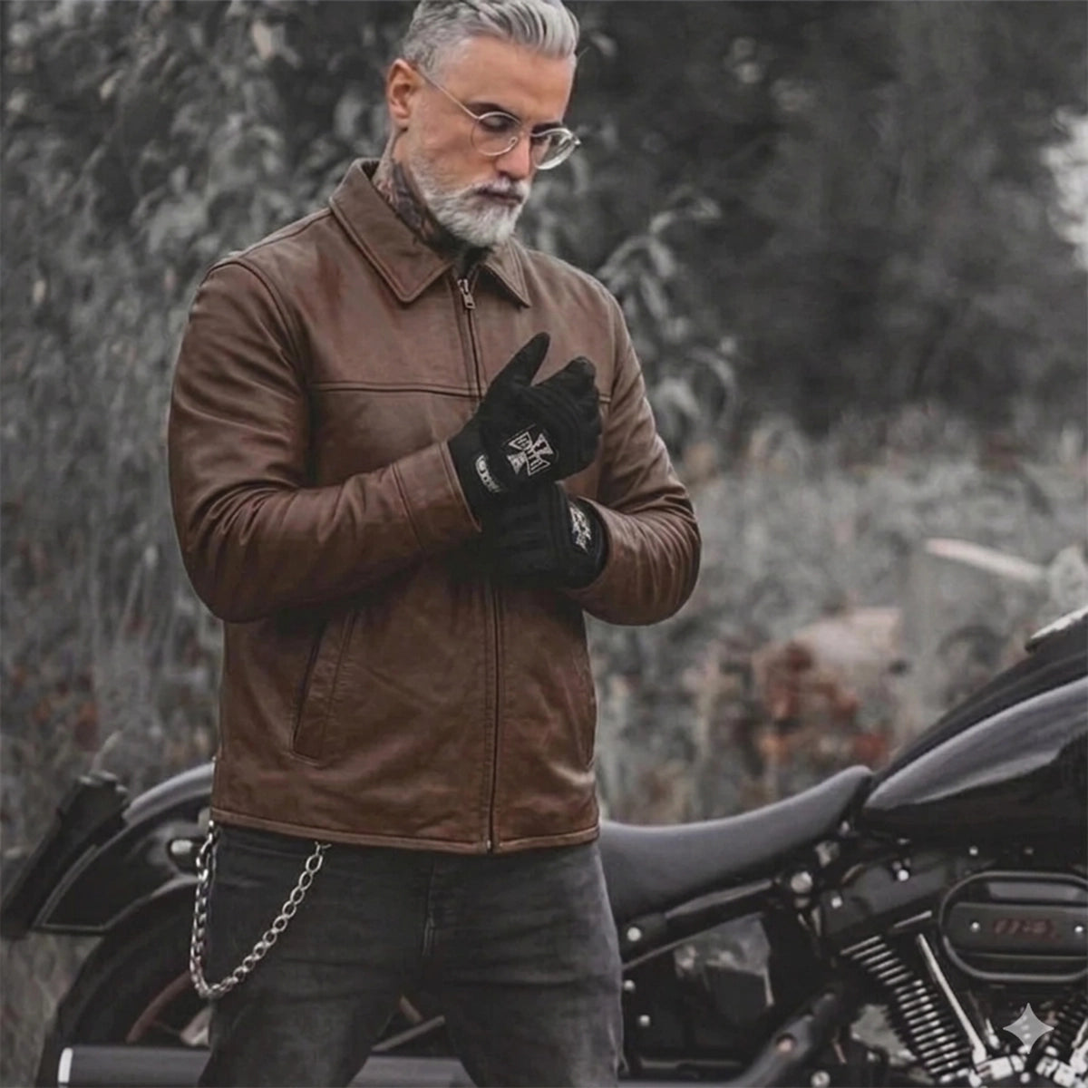 Ironhorse - Men's Premium Leather Motorcycle Jacket