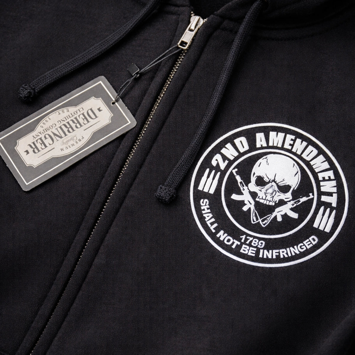 Men's 2nd Amendment Motorcycle Hoodie Sweatshirt